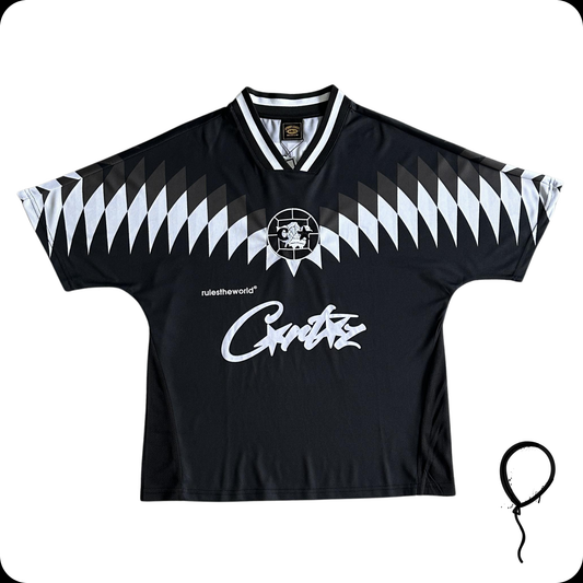 Camiseta Corteiz Futebol America Preto