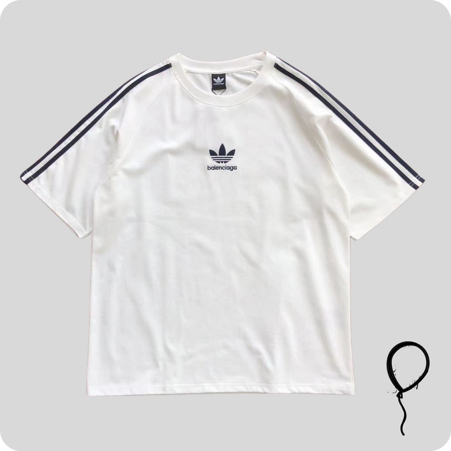 Camiseta Balenciaga x Adidas