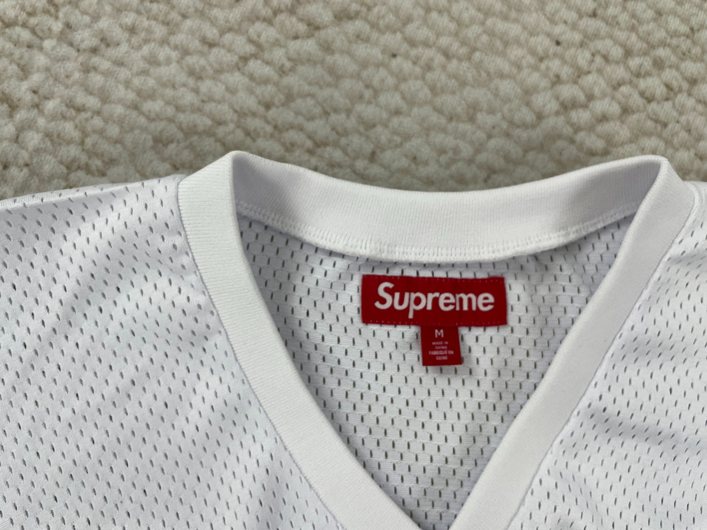 Camisa Football Supreme Spiderweb White - SS24