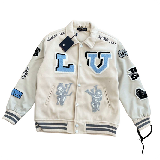 Jaqueta Varsity Louis Vuitton Multi-Patches