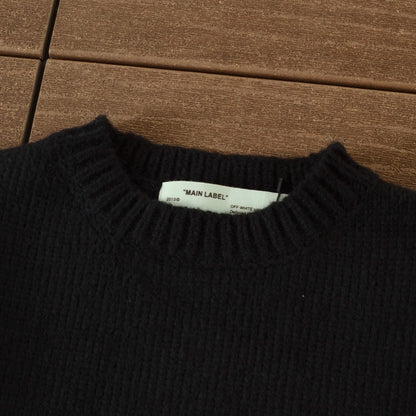 Sweater Off-White Logo Crew Knit