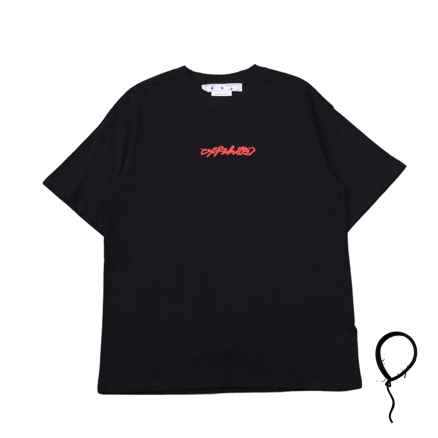 Camiseta Off-White Arrows On Canvas - Preta