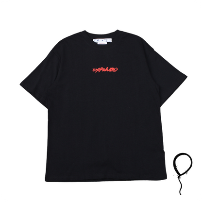 Camiseta Off-White Arrows On Canvas - Preta