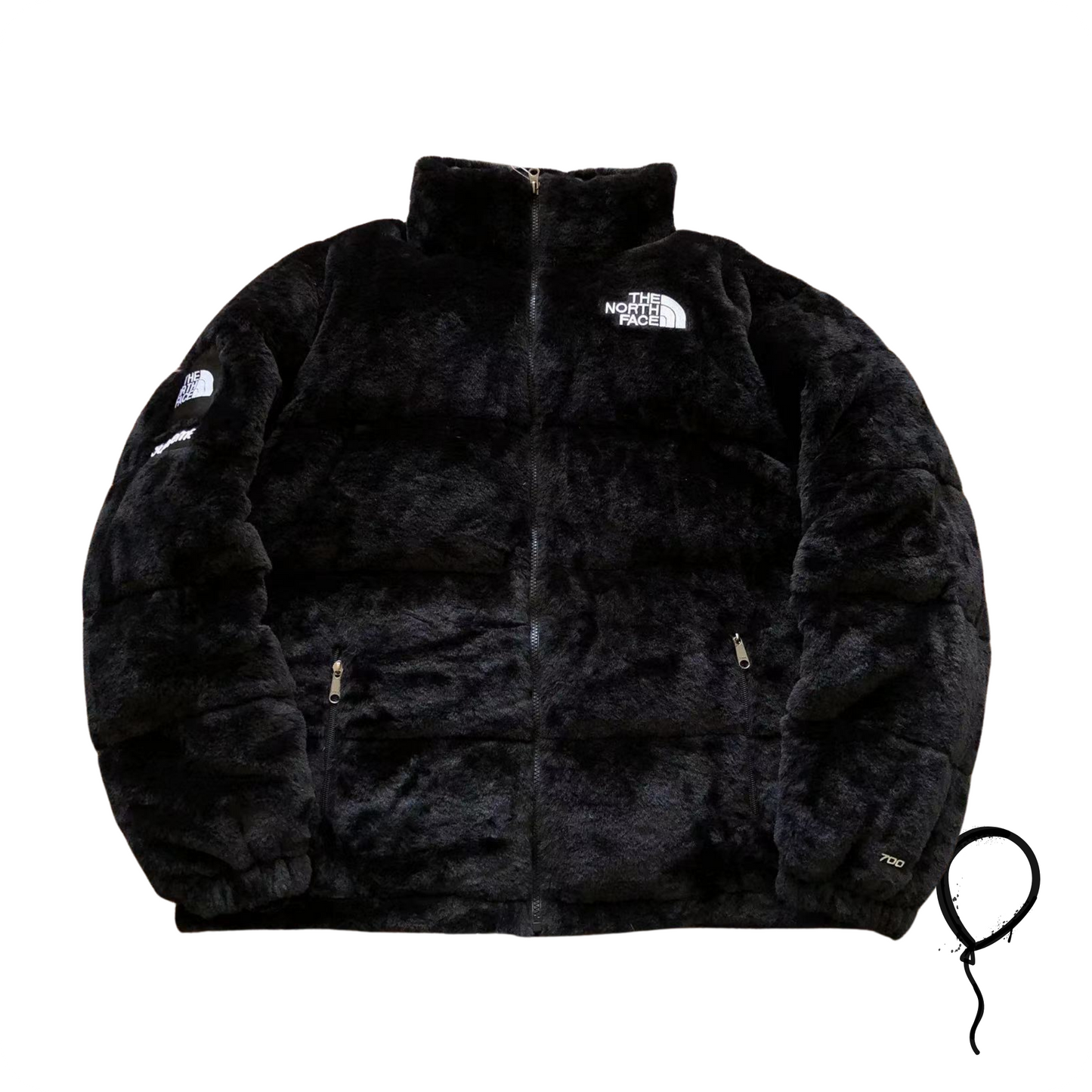 Jaqueta Supreme The North Face Faux Fur Nuptse