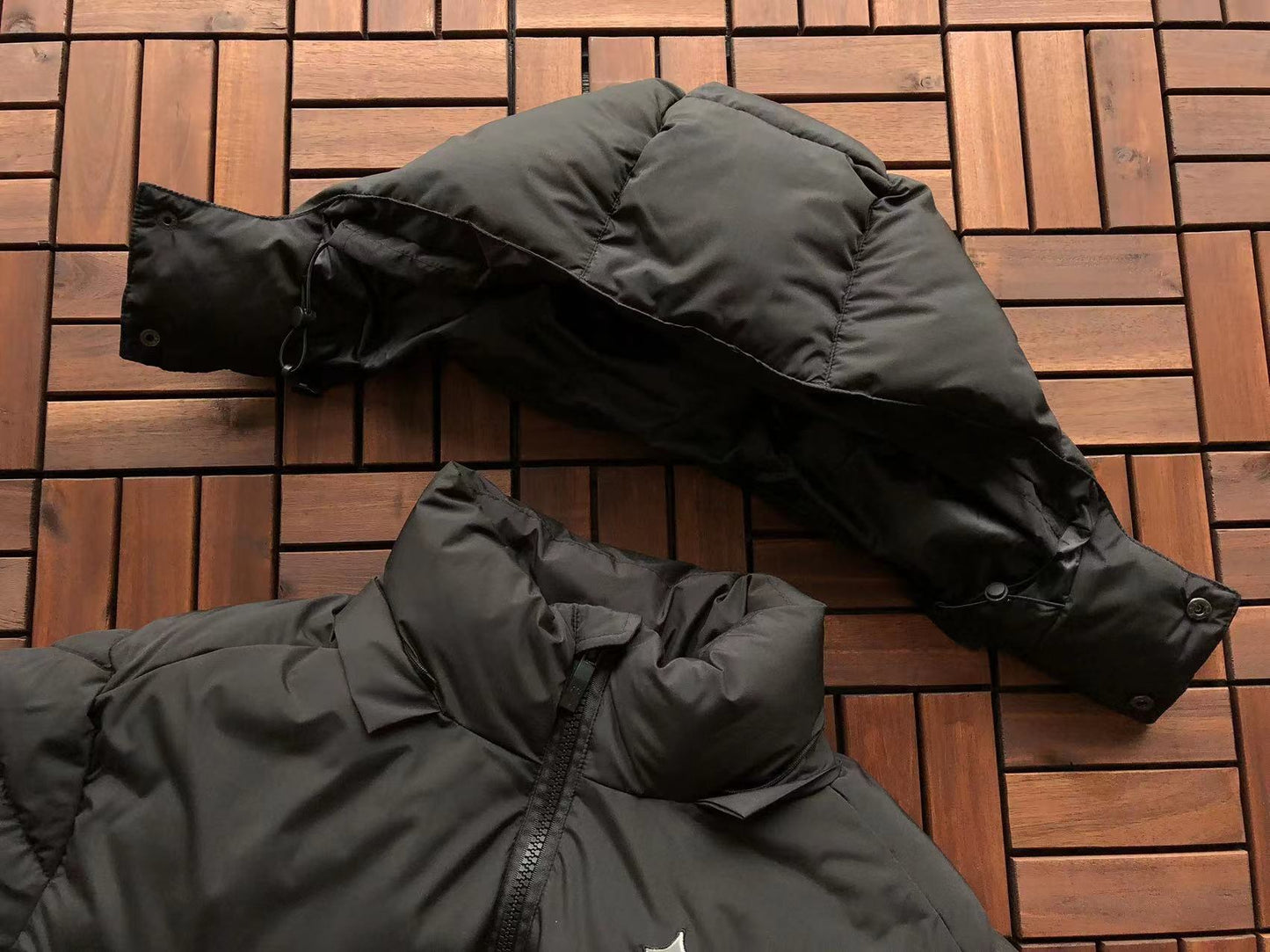 Jaqueta Puffer Trapstar Shooters Black/Reflective