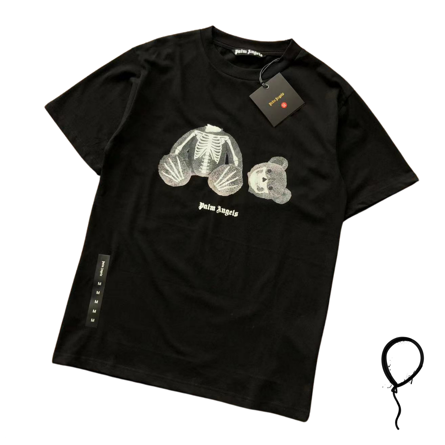 Camiseta Palm Angels Skeleton Bear