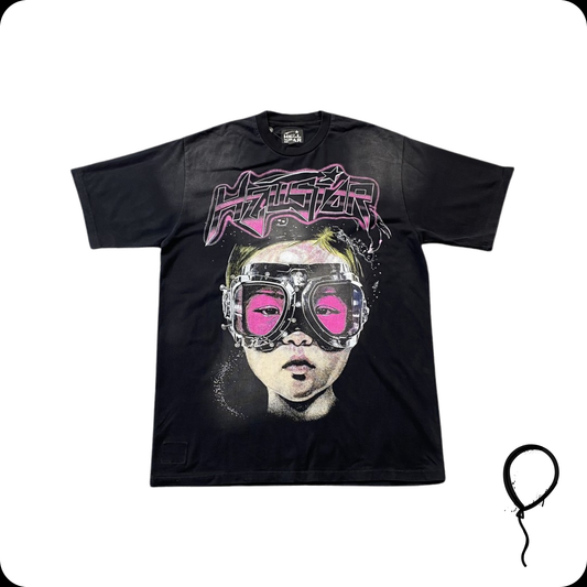 Camiseta Hellstar The Future Black Pink - FW23