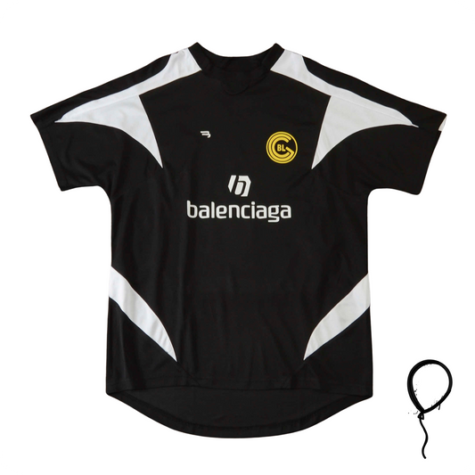 Camiseta Balenciaga Soccer Preta