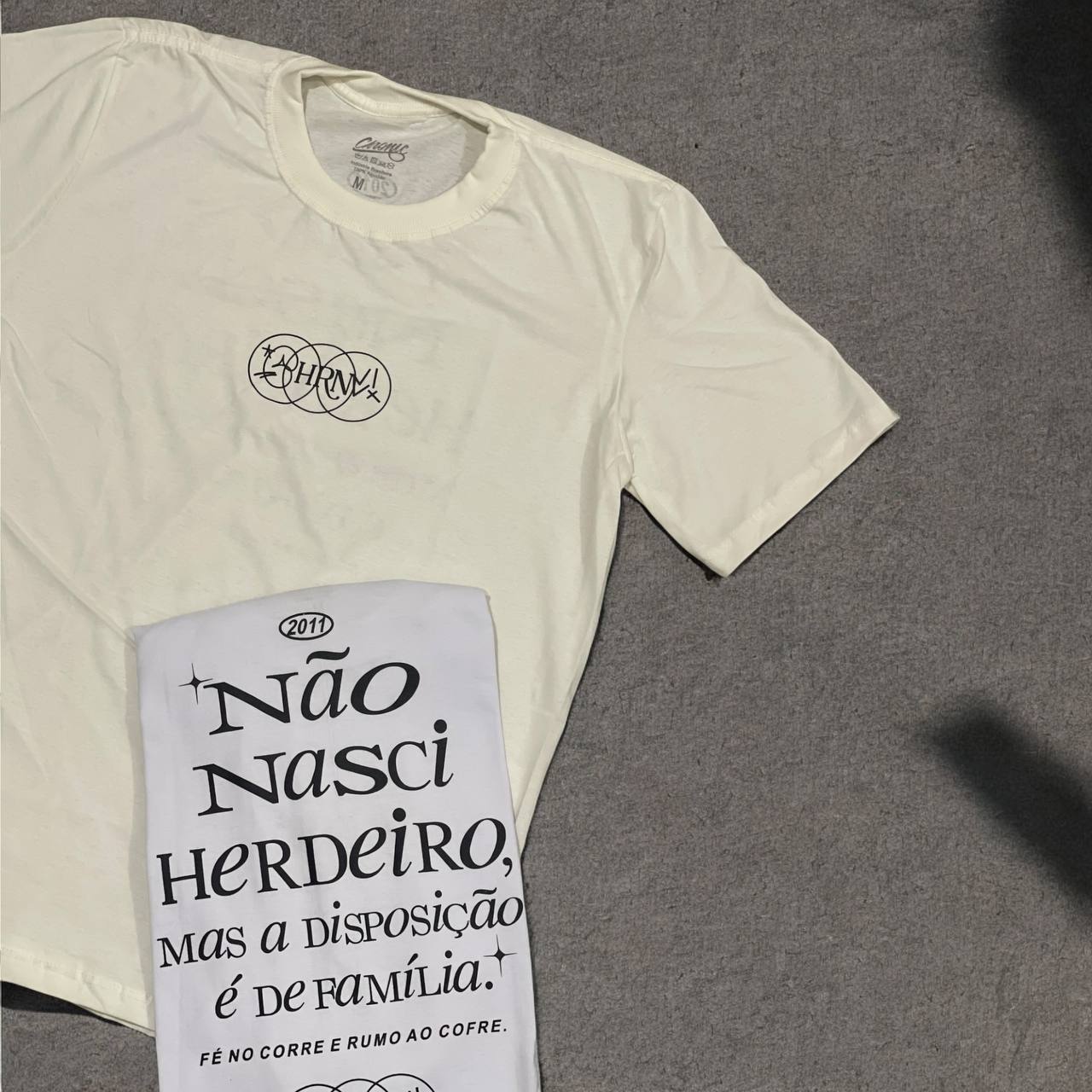 Camiseta Chronic "Não Nasci Herdeiro" Oversized