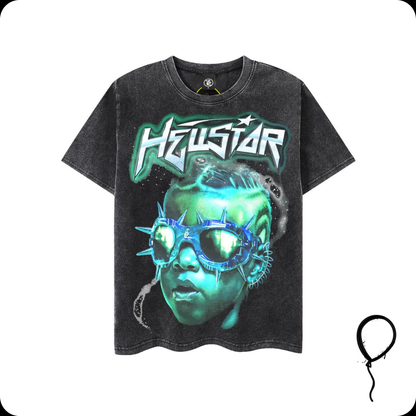 Camiseta Hellstar The Future Black Blue - FW23