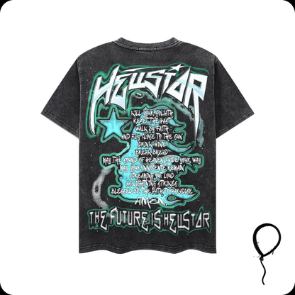 Camiseta Hellstar The Future Black Blue - FW23