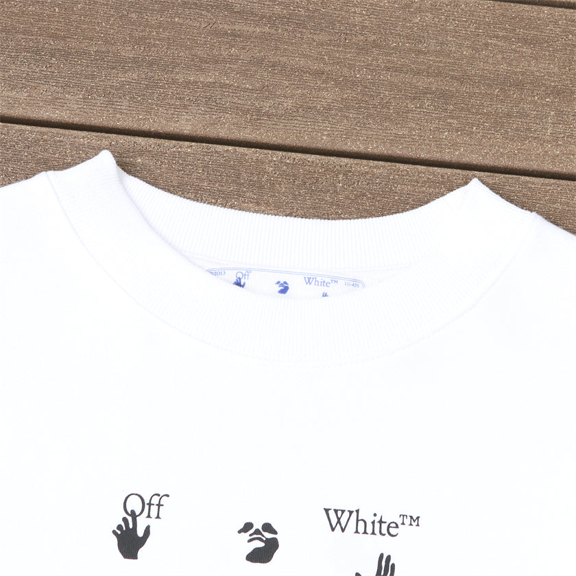 OFF-WHITE  FELPA ARROW TREE SKATE