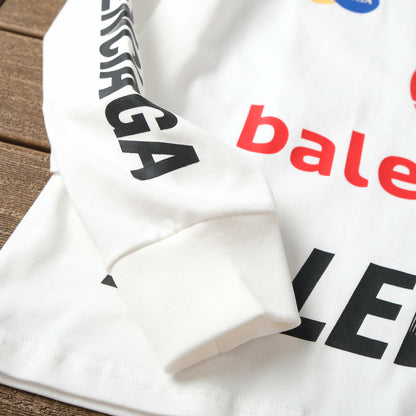 Camiseta Balenciaga Top League Manga Longa