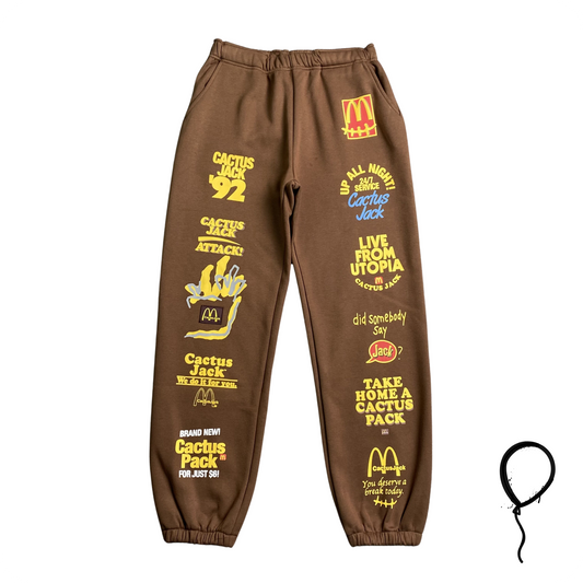 Calça Cactus Jack x McDonald's