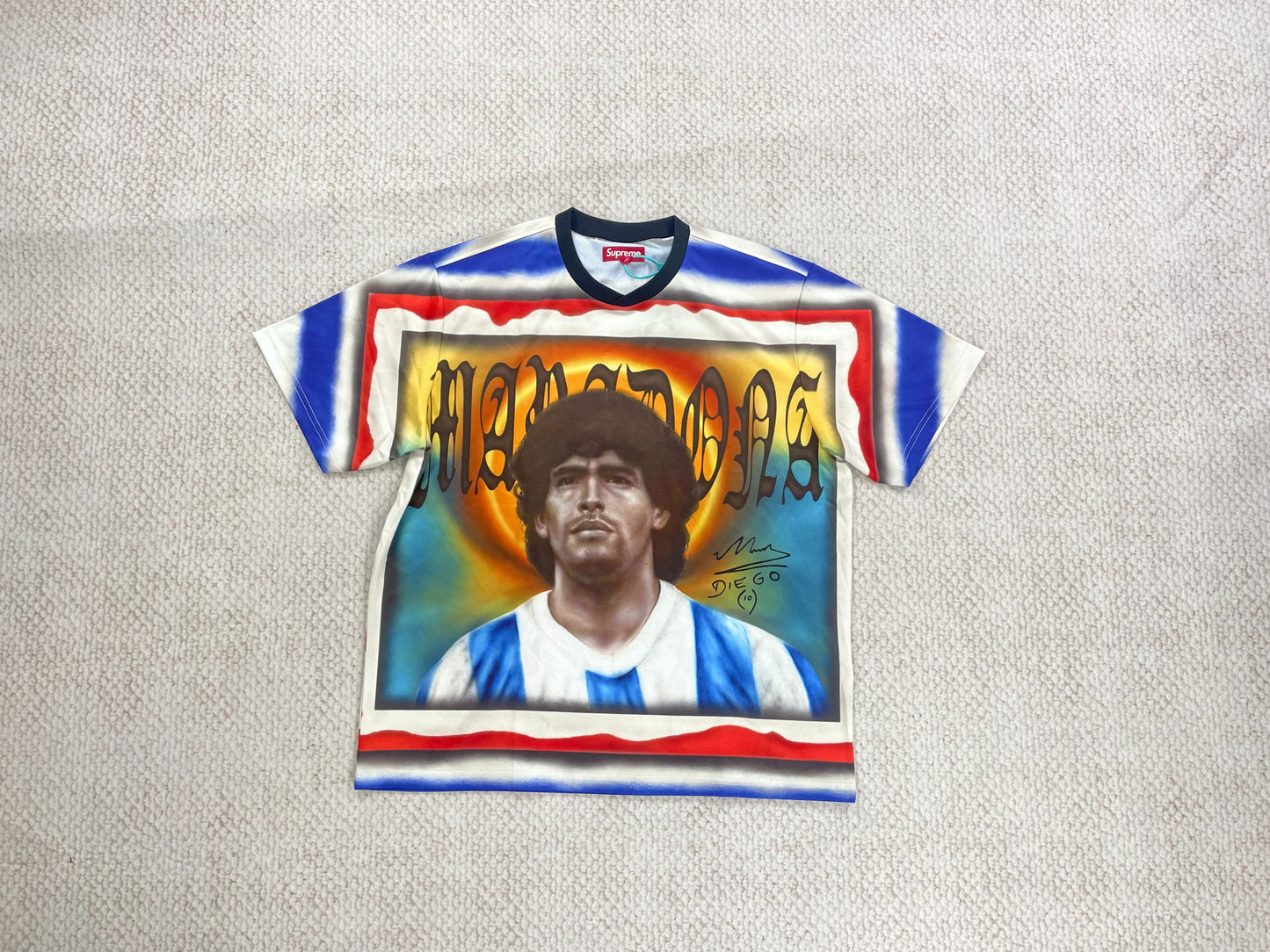 Camiseta Supreme Maradona Soccer