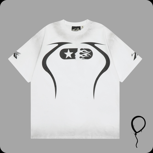 Camiseta Hellstar Warm Up White - SS24