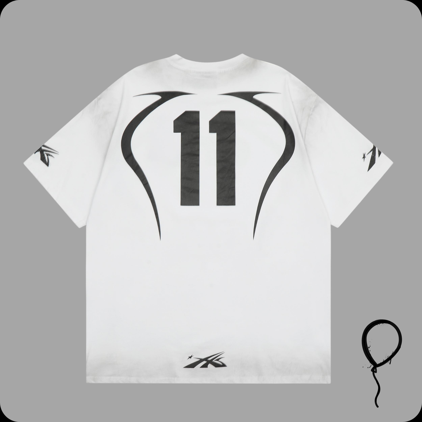 Camiseta Hellstar Warm Up White - SS24