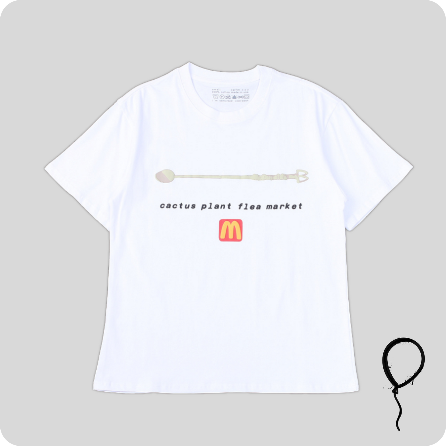 Camiseta CPFM x Mcdonald's Coffee Stirrer