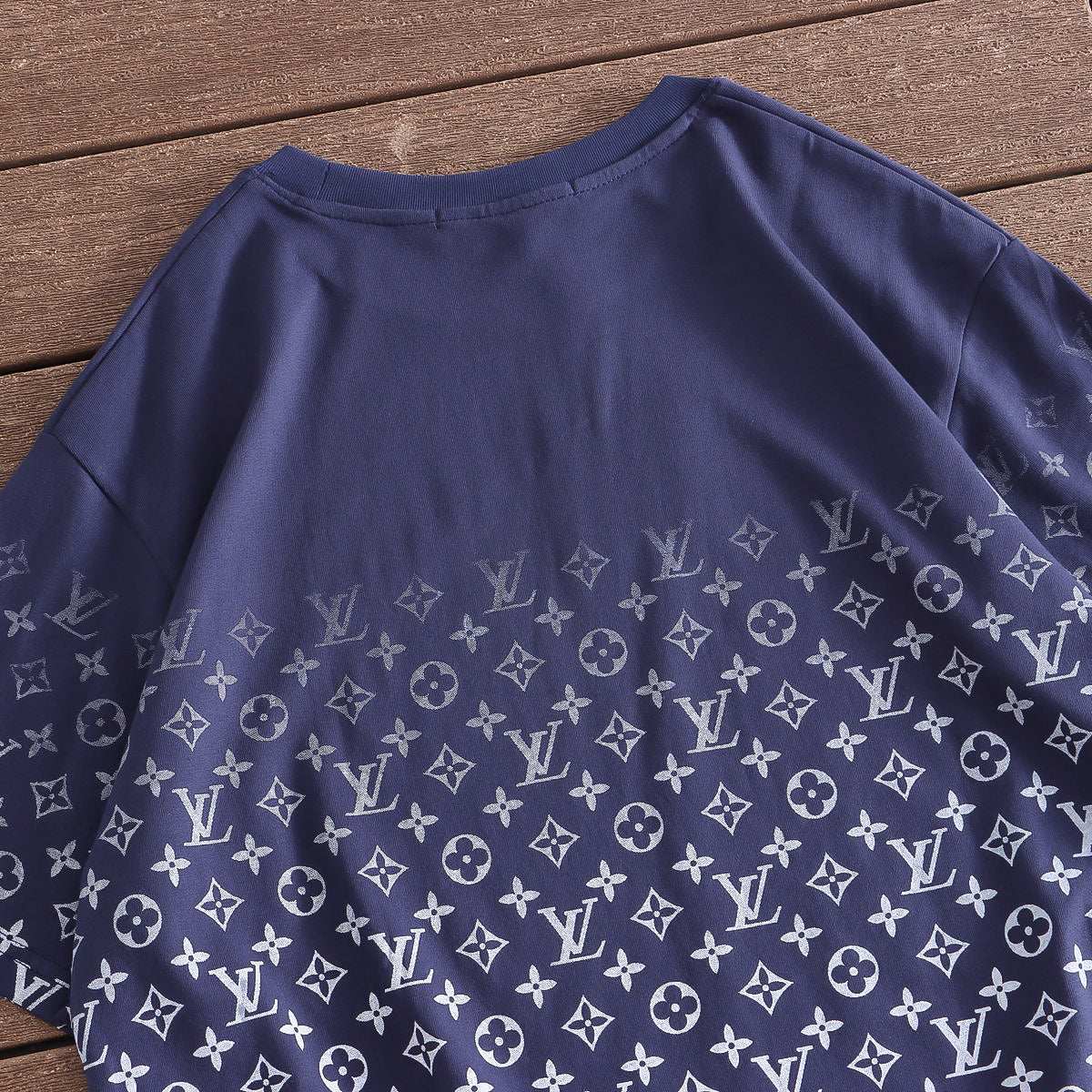 Camiseta Louis Vuitton Monogram Gradient Cotton Purple