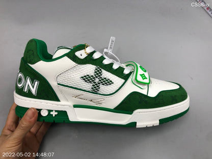 Louis Vuitton Trainer Green Mesh