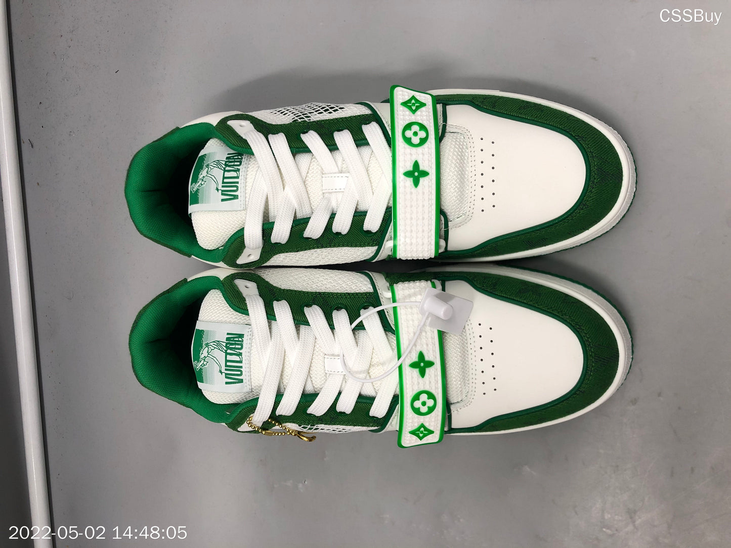 Louis Vuitton Trainer Green Mesh