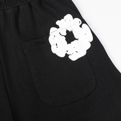 Shorts Denim Tears The Cotton Wreath Black