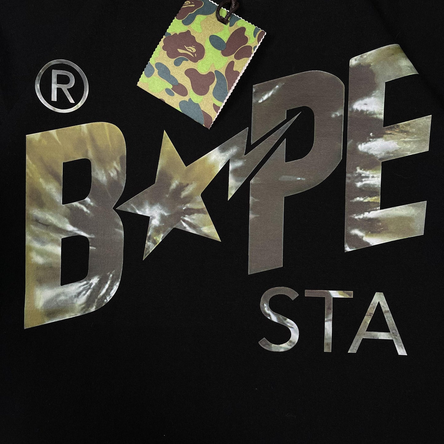 Camiseta BAPE Tie Dye Bape Sta Logo