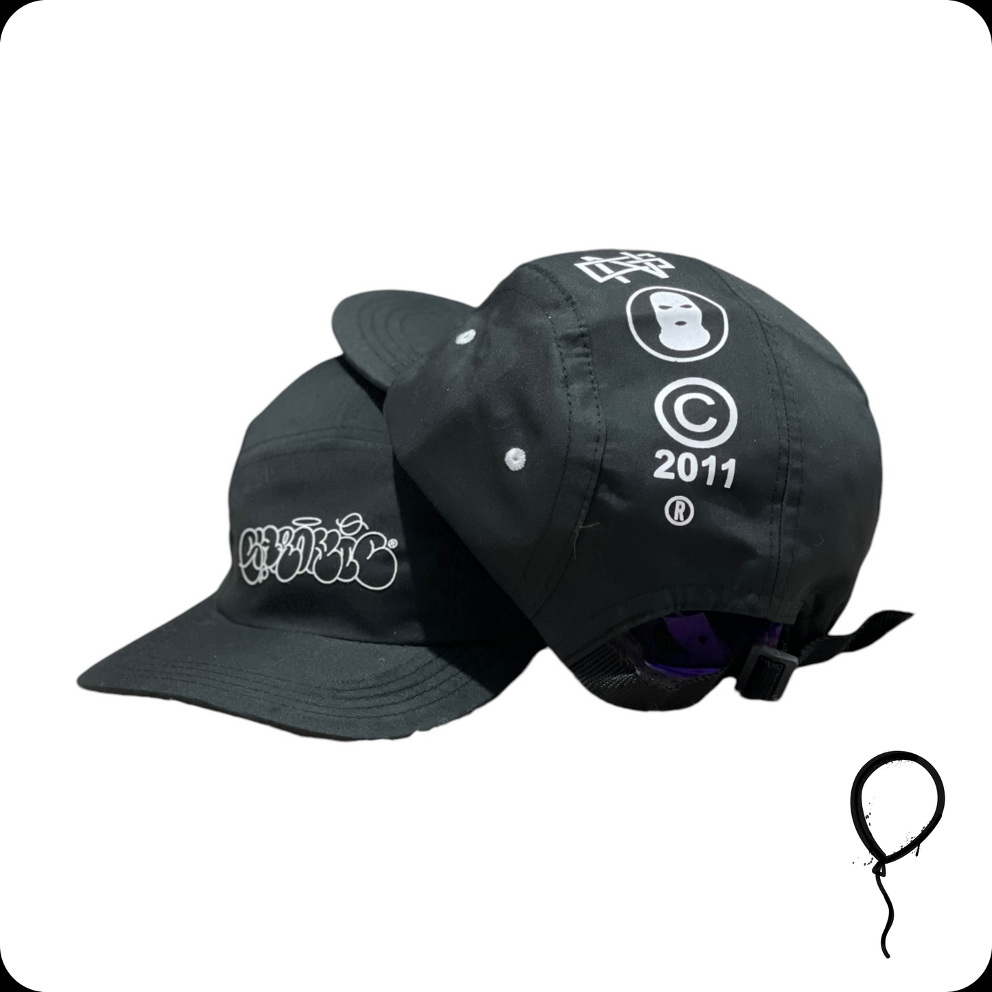 Boné Five Panel Chronic ''Cloud'' Preto