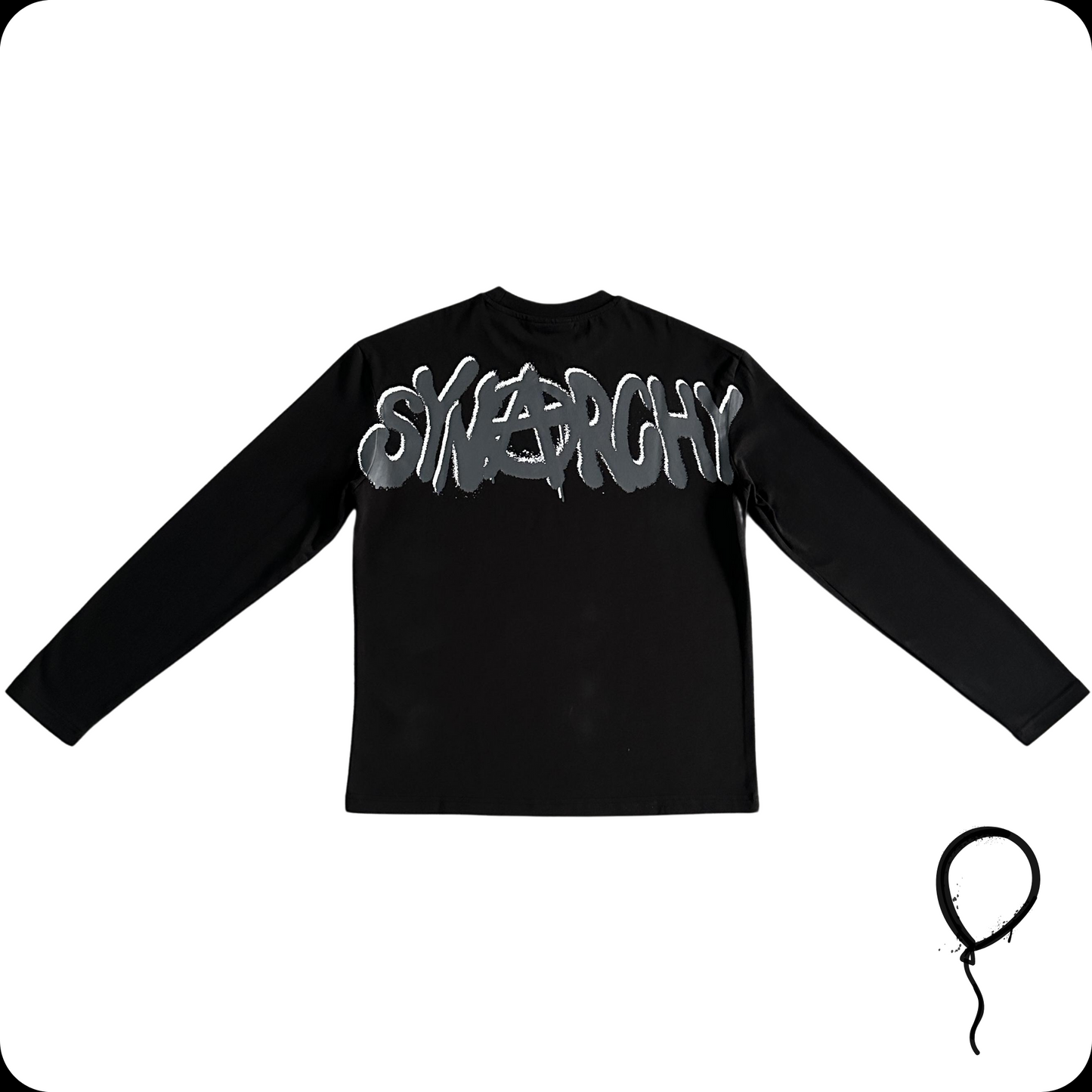 Syna World “Synarchy” Black Grey Longsleeve Tee