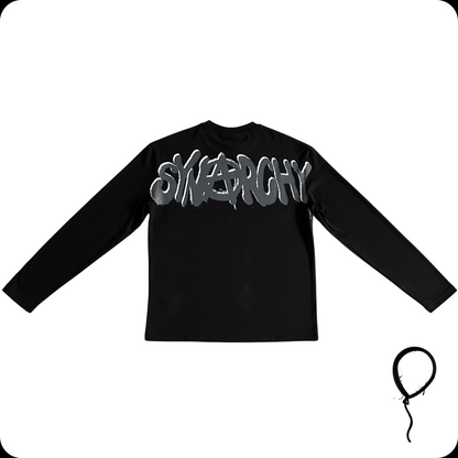 Syna World “Synarchy” Black Grey Longsleeve Tee