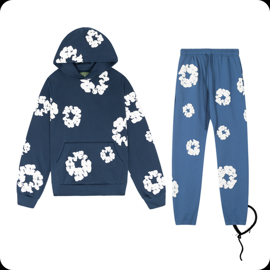 Conjunto Denim Tears The Cotton Wreath Blue