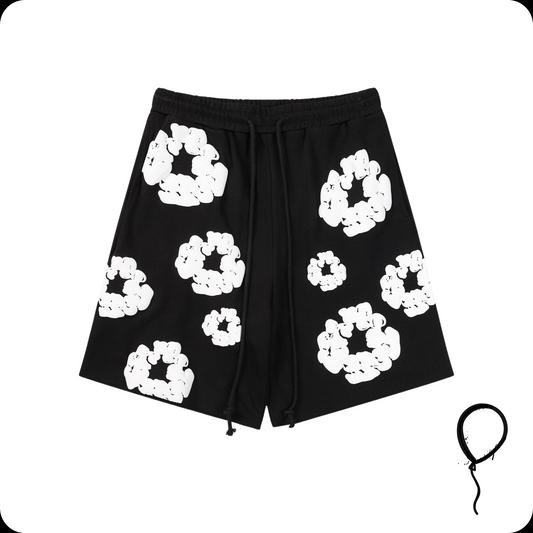 Shorts Denim Tears The Cotton Wreath Black