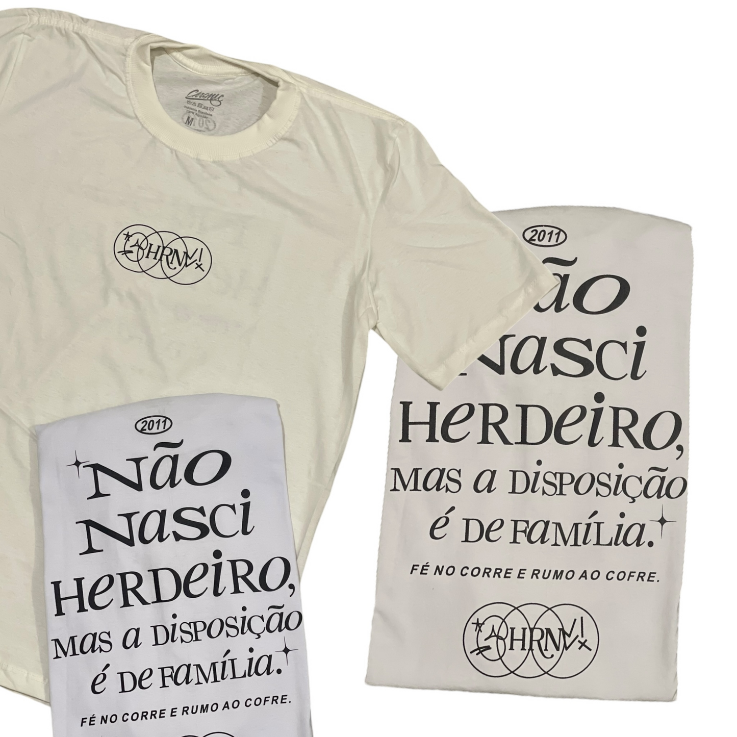 Camiseta Chronic "Não Nasci Herdeiro" Oversized