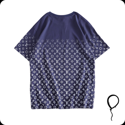 Camiseta Louis Vuitton Monogram Gradient Cotton Purple