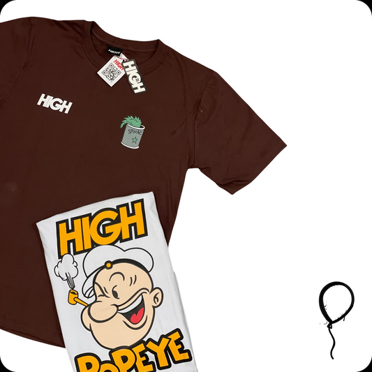 Camiseta High X Popeye Oversized