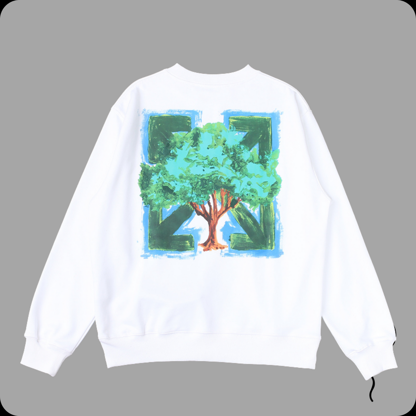 OFF-WHITE  FELPA ARROW TREE SKATE