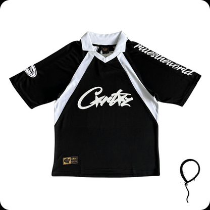 Camiseta Corteiz Allstarz Football Jersey Black