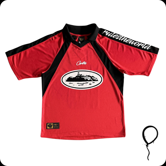 Camiseta Corteiz Allstarz Football Jersey Red