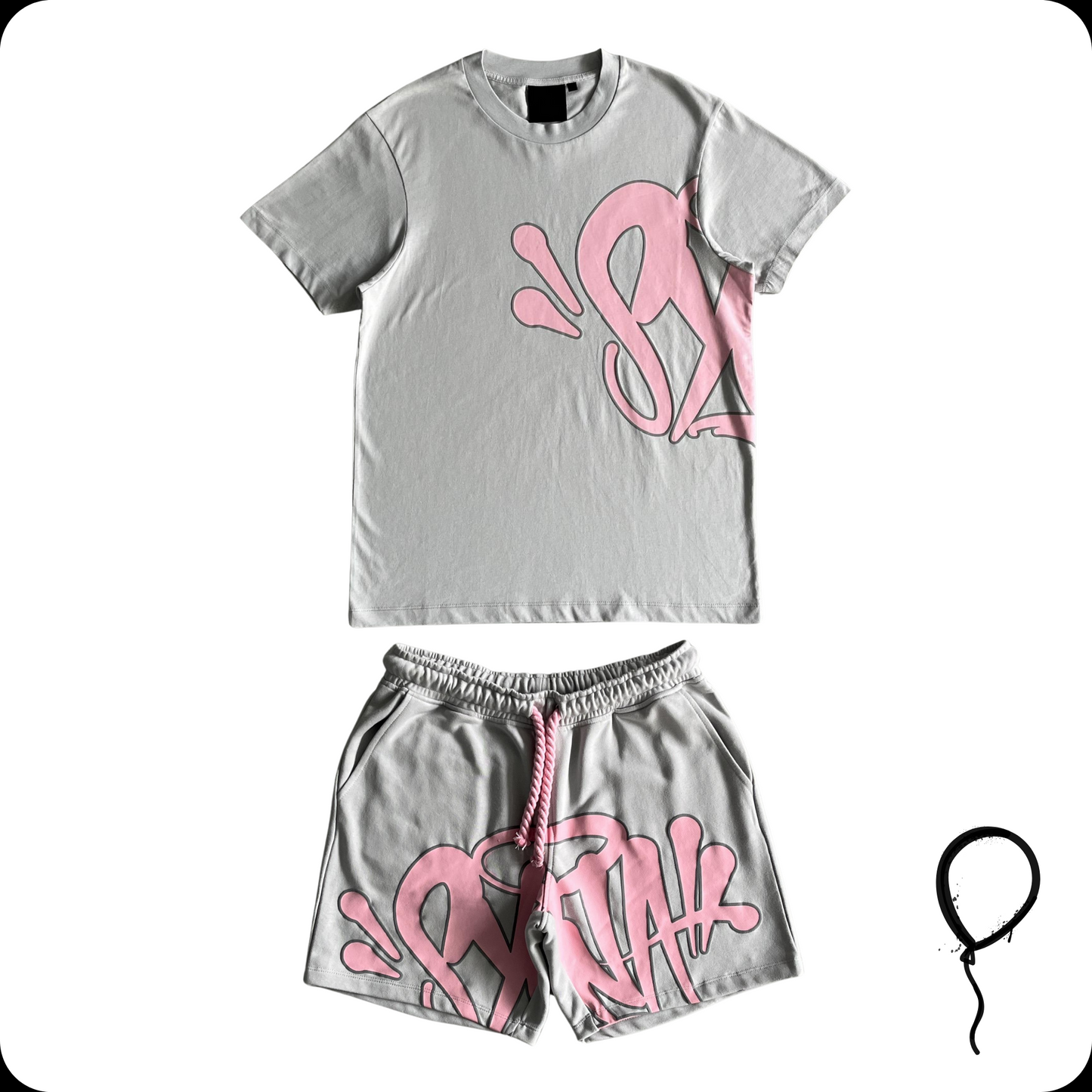 Conjunto Syna World Syna Logo Twinset Grey/Pink