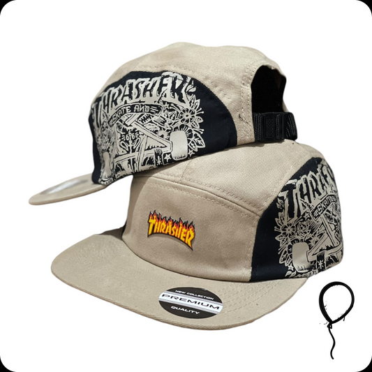 Boné Thrasher Five Panel Aba Reta