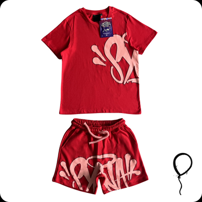 Conjunto Syna World Syna Logo Twinset All Red