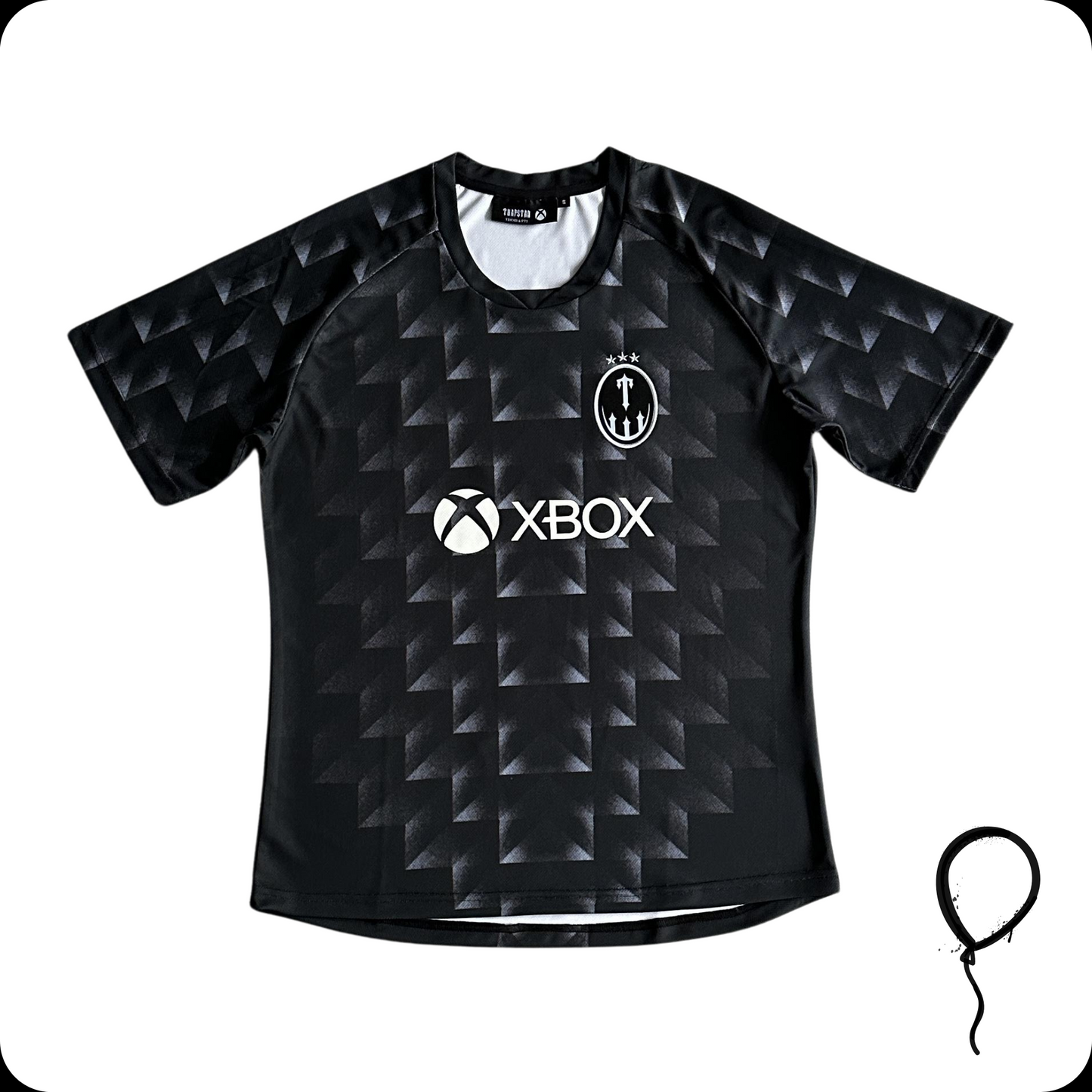 TRAPSTAR | XBOX FOOTBALL JERSEY - BLACK