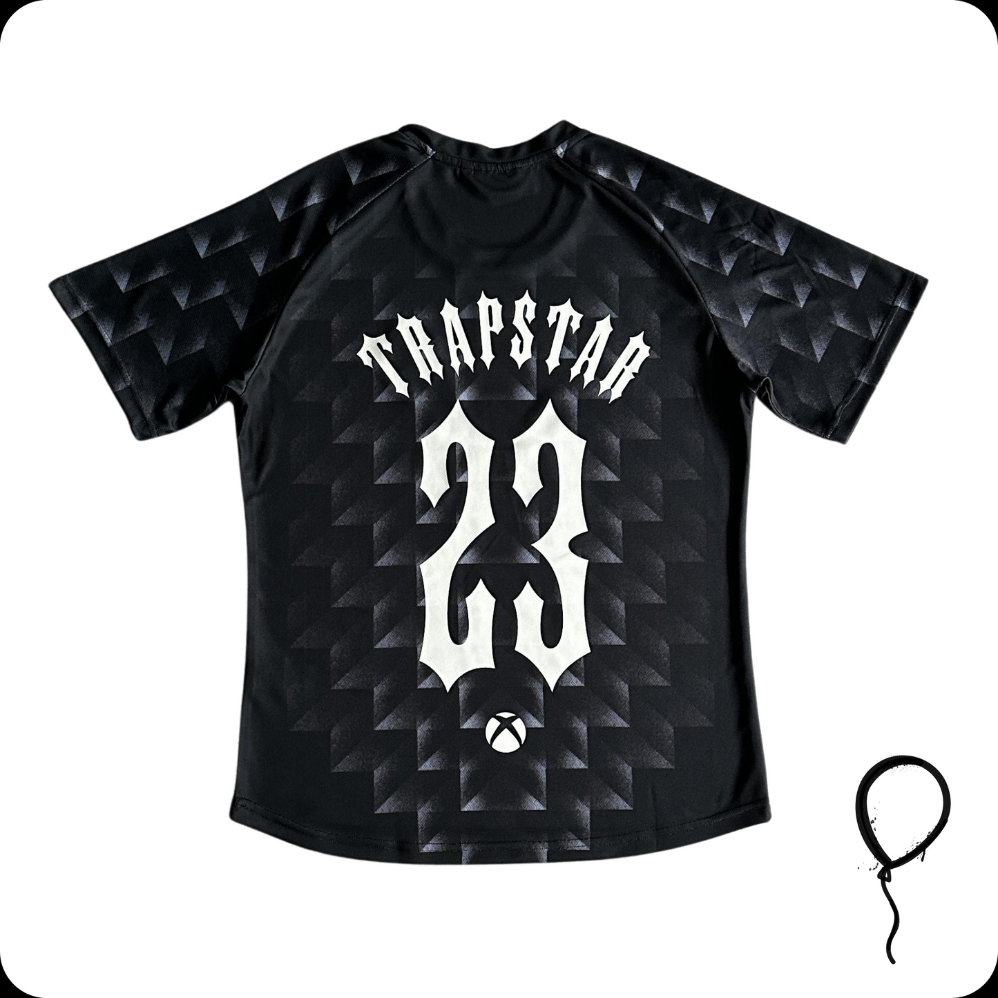 TRAPSTAR | XBOX FOOTBALL JERSEY - BLACK