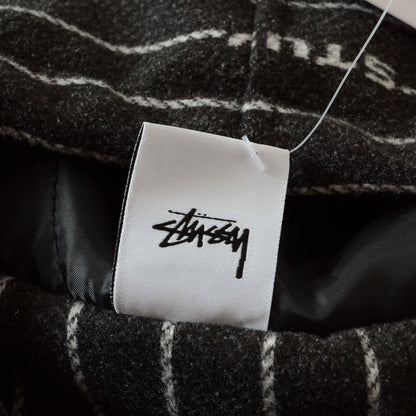 Stussy x Nike Jaqueta Striped Wool Black