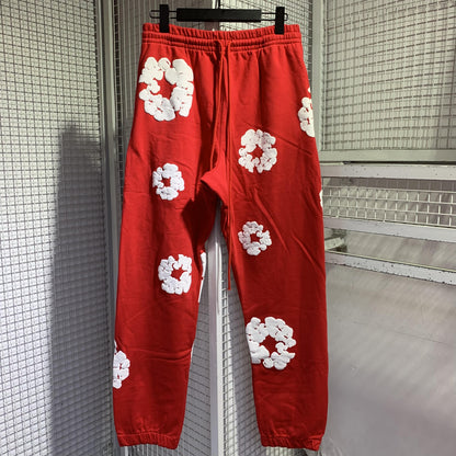 Calça Denim Tears The Cotton Wreath Red