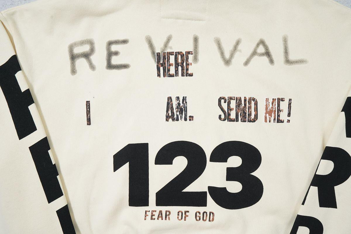 Moletom Fear of God x RRR123 Revival