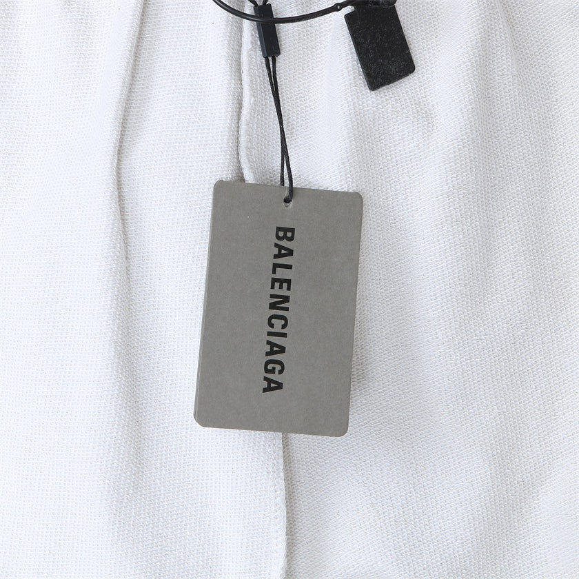 Calça Balenciaga Logos - White