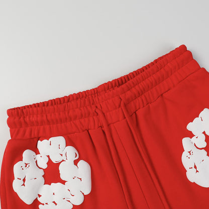 Shorts Denim Tears The Cotton Wreath Red